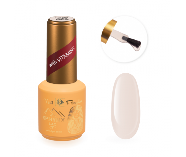 Fiber Gel with Vitamin E and Calcium - Clear Fiber 15ml
